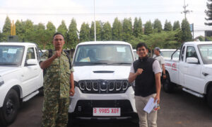 Kodim 0615/Kuningan Salurkan 50 Unit Pickup Operasional KDMP